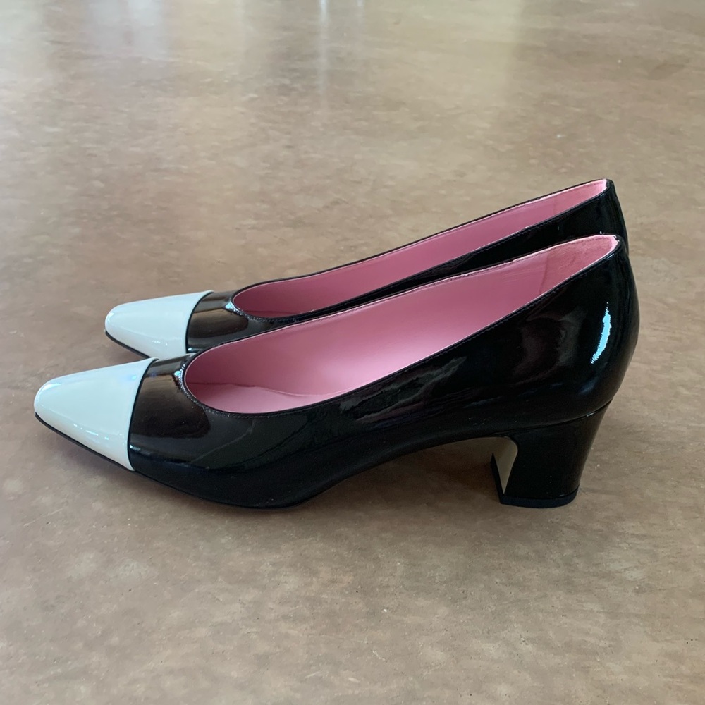 edith patent leather pumps